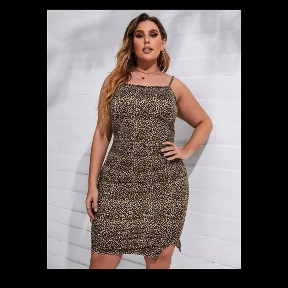 🍒 Leopard Bodycon Dress!!! - Picture 1 of 5